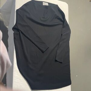 Elegant Black Long Sleeve Dress